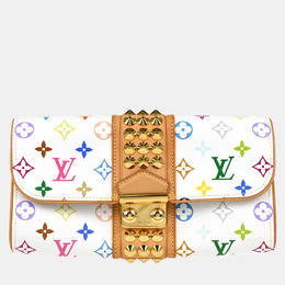 Louis Vuitton: Многоцветный клатч  Pochette
