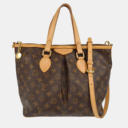 Louis Vuitton: Коричневая сумка-шоппер 