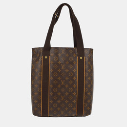 Louis Vuitton: Коричневая сумка-шоппер 