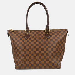 Louis Vuitton: Коричневая сумка-шоппер 