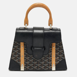 Goyard: Чёрная сумка 
