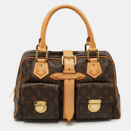 Louis Vuitton: Коричневая сумка 