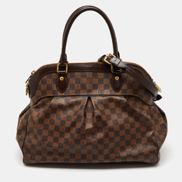 Louis Vuitton: Коричневая сумка 
