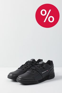 REEBOK: Чёрные кеды  Workout Plus
