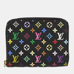 Louis Vuitton: Чёрный кошелёк  Zippy