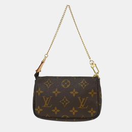 Louis Vuitton: Коричневая сумка  Pochette Accessoires