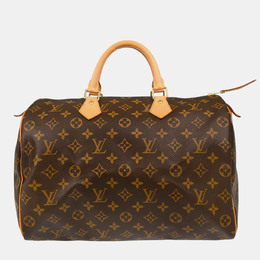 Louis Vuitton: Коричневая сумка  Speedy