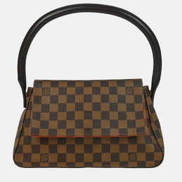 Louis Vuitton: Коричневая сумка  Looping