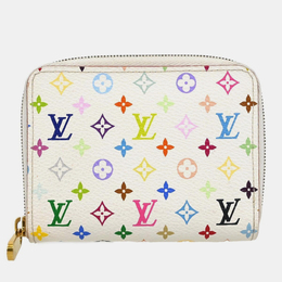 Louis Vuitton: Белый кошелёк  Zippy
