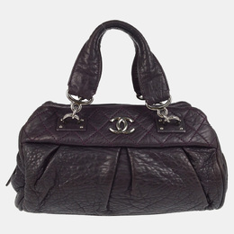 Chanel: Фиолетовая сумка 