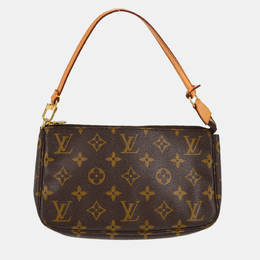 Louis Vuitton: Коричневая сумка  Pochette Accessoires
