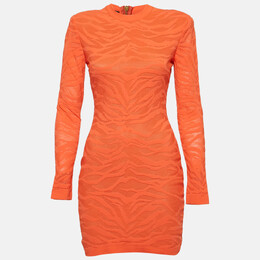Balmain: Оранжевое платье 