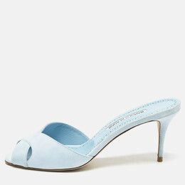 Manolo Blahnik: Светлые сандалии 