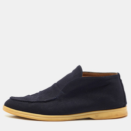 Loro Piana: Синие ботинки 