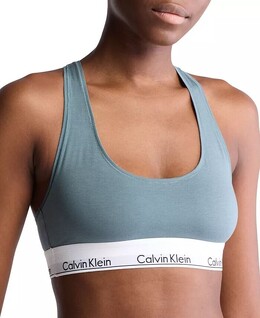 Calvin Klein: Серый бюстгальтер 