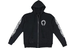 Chrome Hearts: Чёрная толстовка 