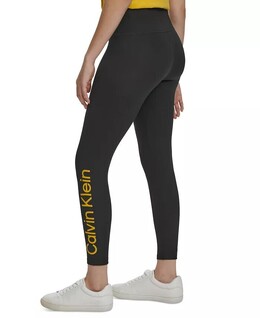 Calvin Klein: Зелёные легинсы 