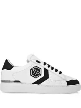 Philipp Plein: Белые кроссовки 