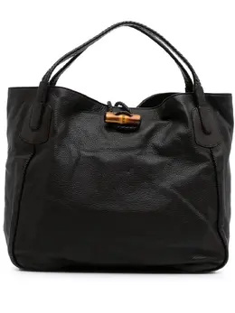 Gucci Pre-Owned: Коричневая сумка-шоппер 