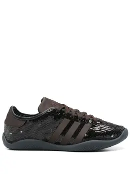 adidas: Чёрные кроссовки  Wales Bonner