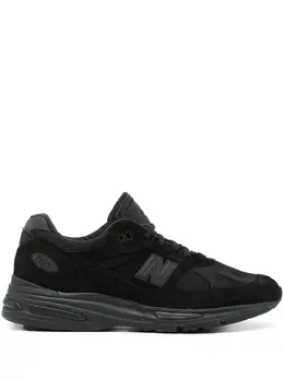 New Balance: Чёрные кроссовки 