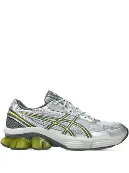 ASICS: Серебристые кроссовки 