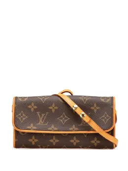 Louis Vuitton Pre-Owned: Коричневая сумка через плечо 