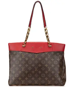 Louis Vuitton Pre-Owned: Коричневая сумка-шоппер 