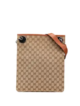 Gucci Pre-Owned: Коричневая сумка через плечо 