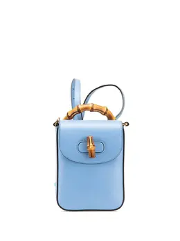 Gucci Pre-Owned: Голубая сумка 