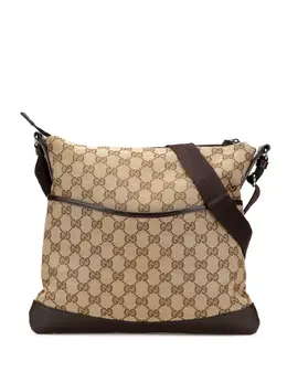Gucci Pre-Owned: Коричневая сумка через плечо 