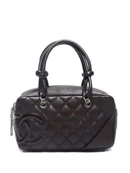 CHANEL Pre-Owned: Чёрная сумка-шоппер 