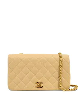 CHANEL Pre-Owned: Бежевая сумка 