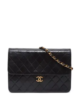 CHANEL Pre-Owned: Чёрная сумка 