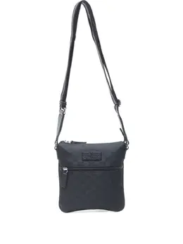 Gucci Pre-Owned: Чёрная сумка через плечо 