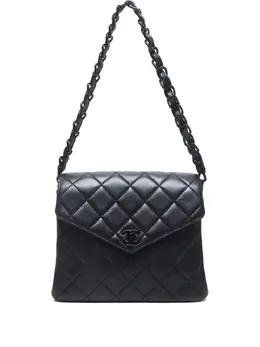 CHANEL Pre-Owned: Чёрная сумка 
