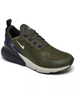Nike: Зелёные кроссовки  Air Max 270