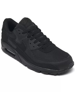 Nike: Чёрные кроссовки  Air Max 90