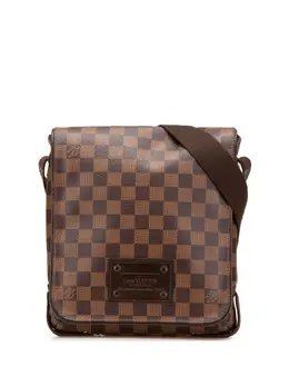 Louis Vuitton Pre-Owned: Коричневая сумка через плечо 