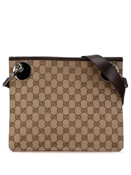 Gucci Pre-Owned: Коричневая сумка через плечо 