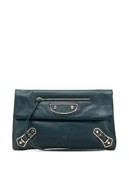Balenciaga Pre-Owned: Голубой клатч 