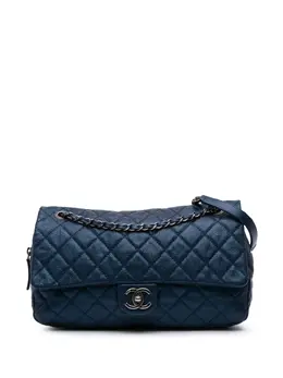 CHANEL Pre-Owned: Голубая сумка 