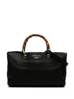 Gucci Pre-Owned: Чёрная сумка-шоппер 
