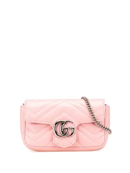 Gucci Pre-Owned: Розовая сумка через плечо 