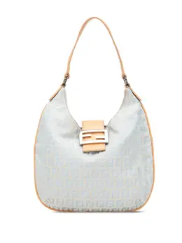 Fendi Pre-Owned: Голубая сумка 