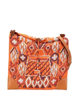 Hermès Pre-Owned: Оранжевая сумка через плечо 
