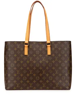 Louis Vuitton Pre-Owned: Коричневая сумка-шоппер 