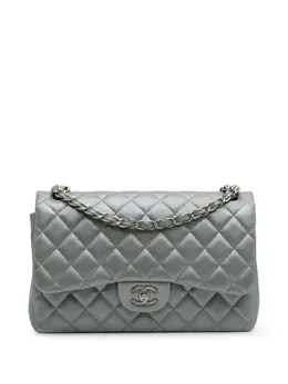 CHANEL Pre-Owned: Серебристая сумка 
