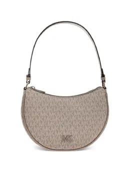 Michael Michael Kors: Бежевая сумка 