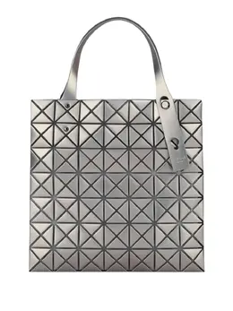 Bao Bao Issey Miyake: Серебристая сумка-шоппер 